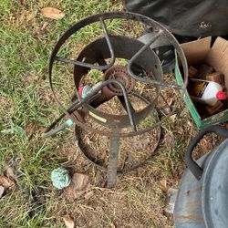 Old Propane Cooking Stand  Nothing Else 