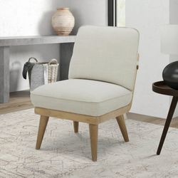 Springwood Slipper Accent Chair, Light Honey