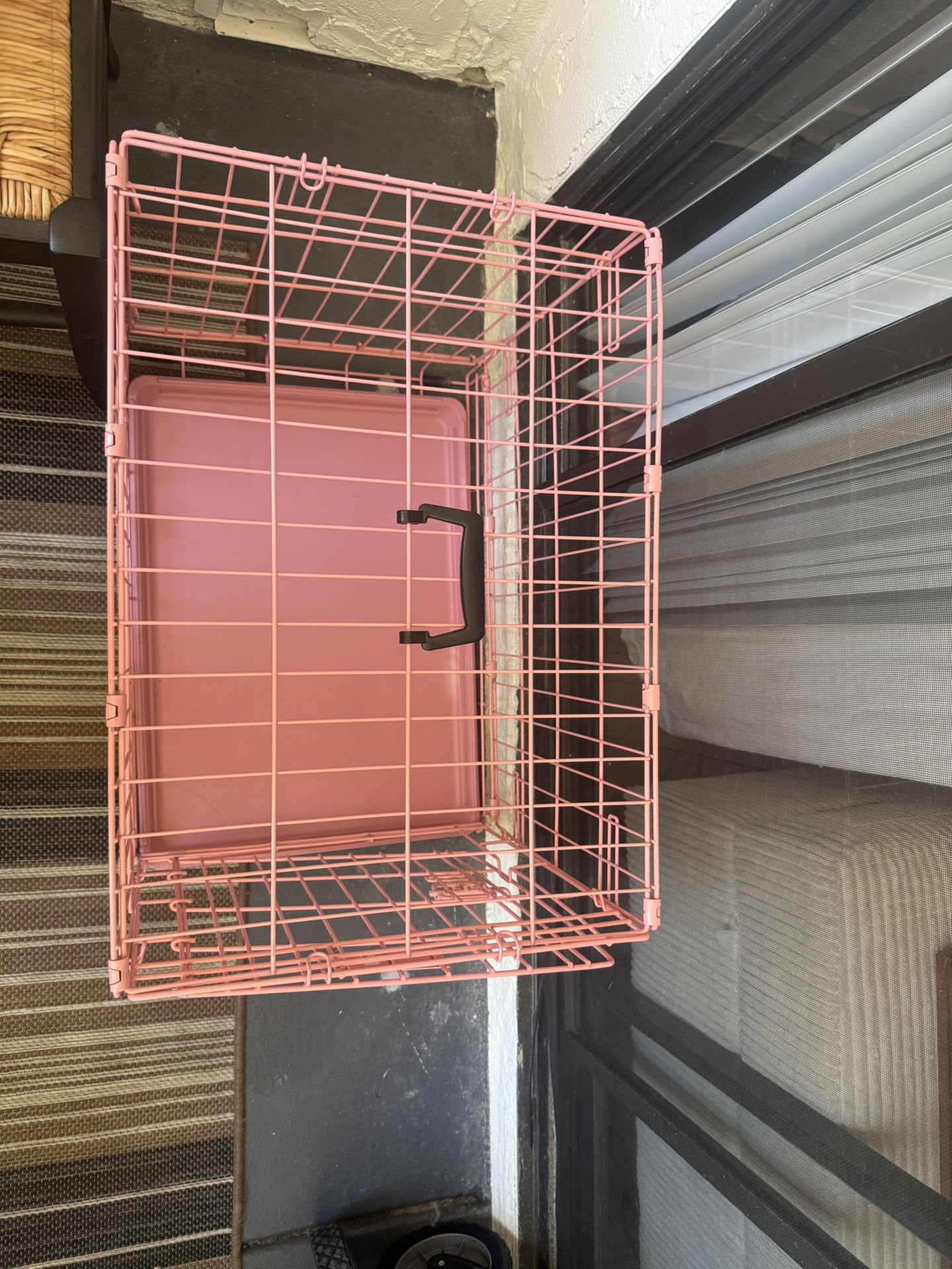 Small - Med Size Pink Dog Crate