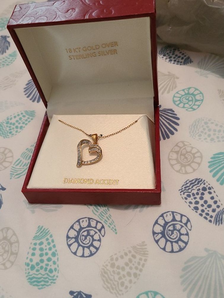 Gold Over Silver Necklace