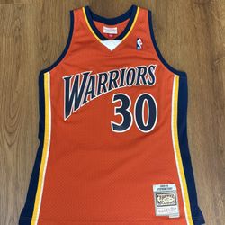 Steph Curry Throwback Warriors Jersey