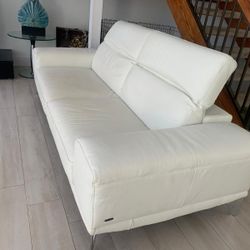Natuzzi Leather Sofa 
