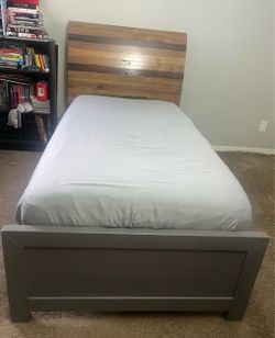 Bed Frame with Bunkie Board/Mattress Free Delivery!
