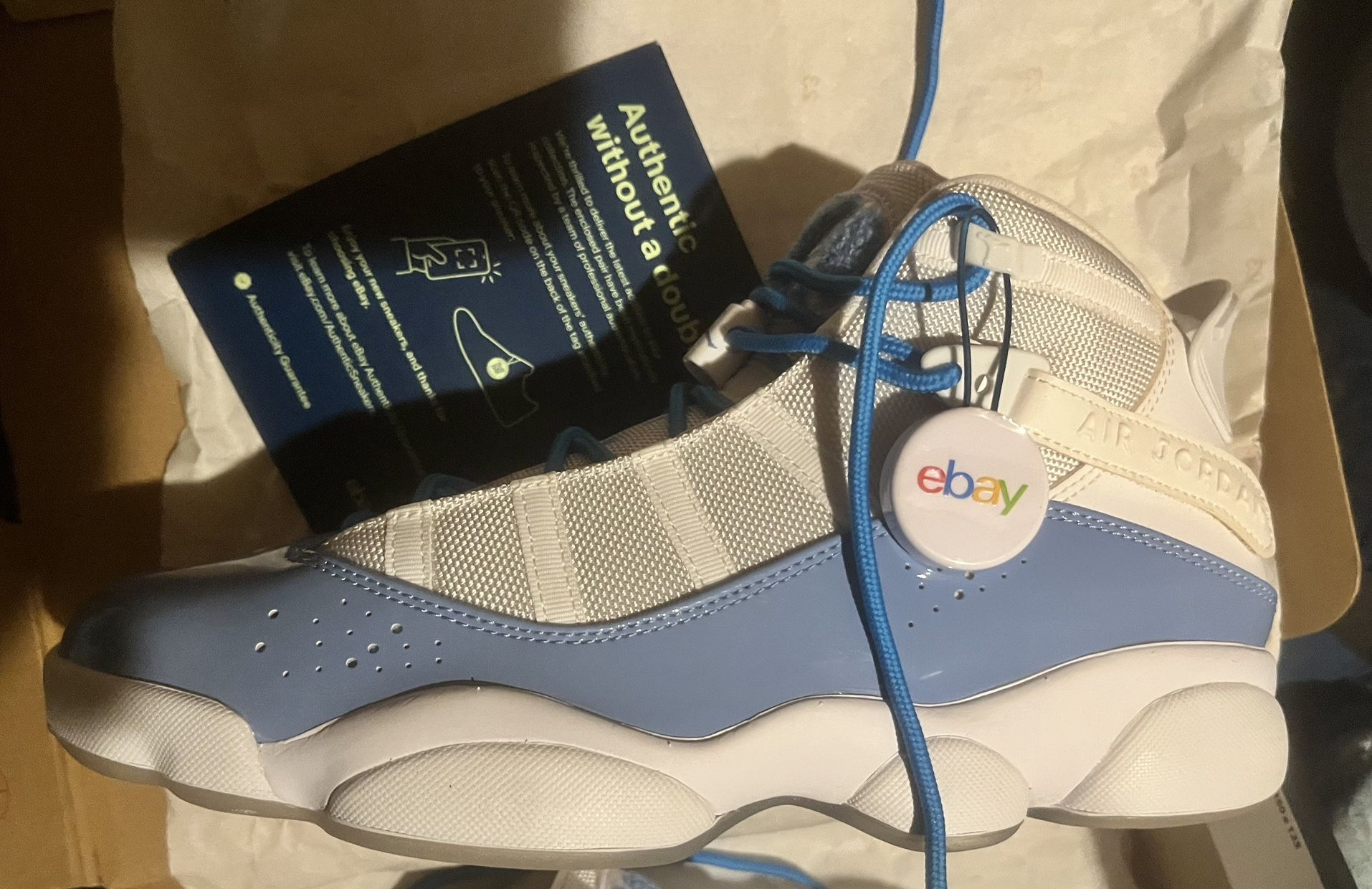NIKE AIR JORDAN 11 HIGH TOP RETRO BABY BLUE/AUTHENTIC EBAY CERTIFIED