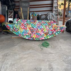 9 Feet Seesaw Two People Metal Frame with wood carpentry work