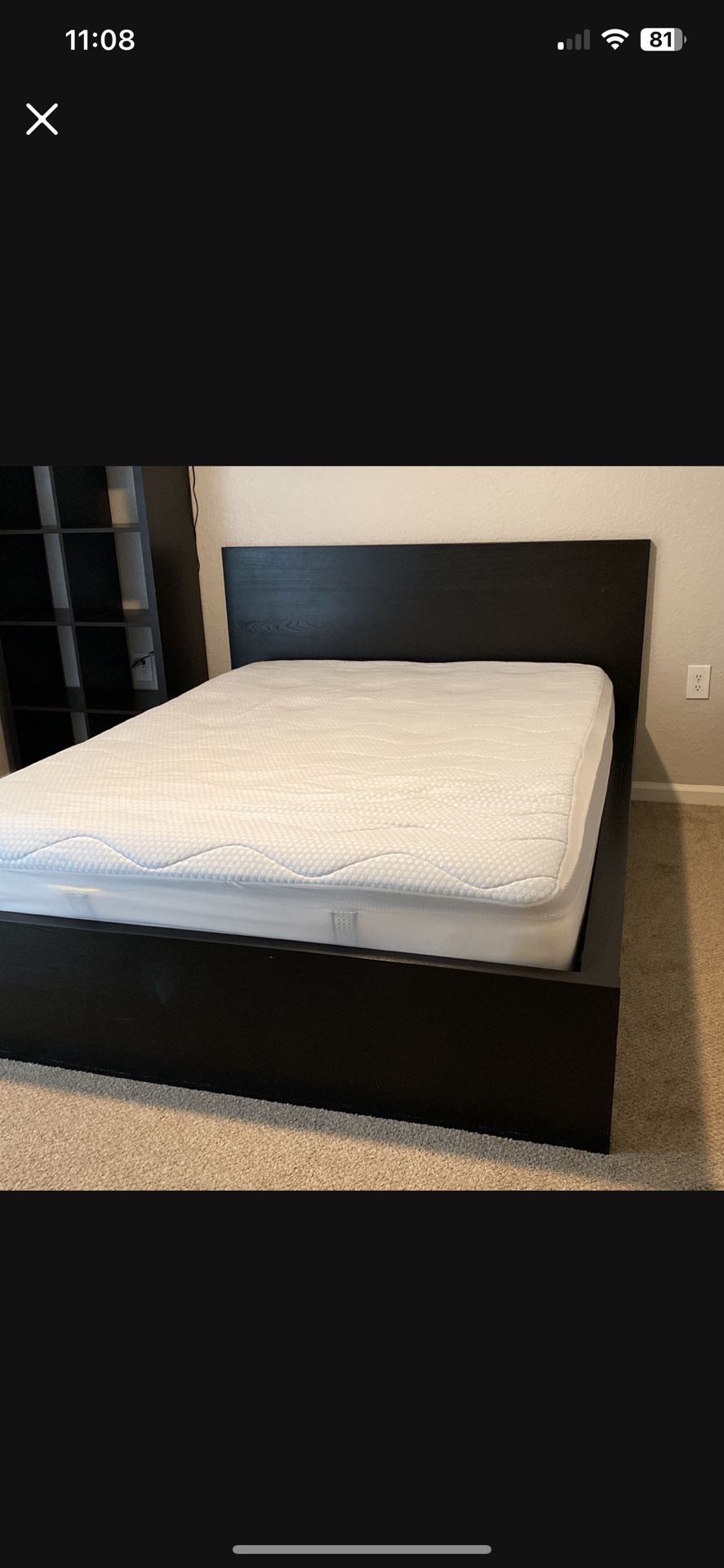 Queen Size Bed FRAME with Storage 