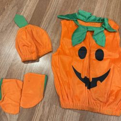 Halloween Costume NEW Pumpkin 1-2T