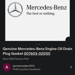 2023+ Sprinter Van 2500 AWD 2.0 Turbo Oil Drain Plug Washer Ring 