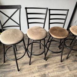 Swivel bar stools 