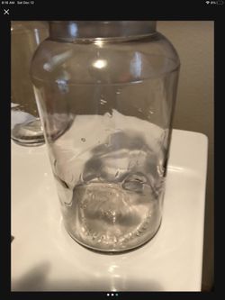 Pair Of Giant Antique “Economy” Canning Jars