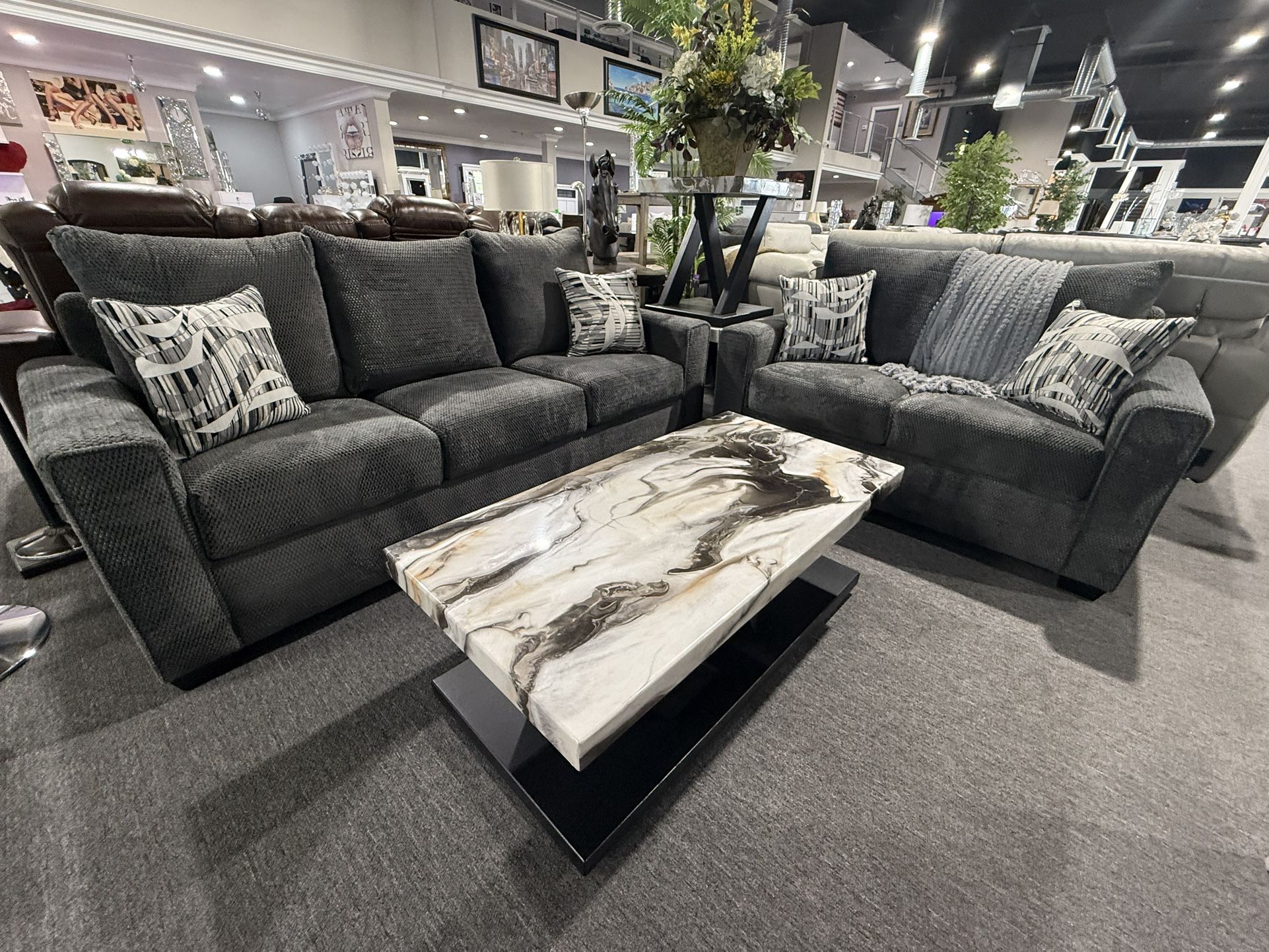2 Pc Sofa And Loveseat