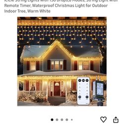 💡 Brightown Icicle Christmas Lights (100FT, 832 LEDs)
