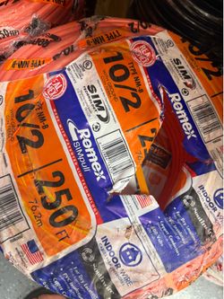10/2 Wire 250ft Copper Cable New Roll In Original Packing (price Is Firm )