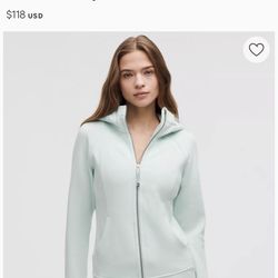 Lululemon Scuba Jacket Size 6 Pink