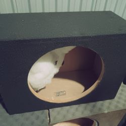 15-in subwoofer box carpeted black brand new thin shallow depth. High quality FREE DELIVERY PORTLAND VANCOUVER