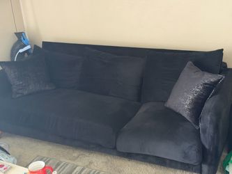 Black couch