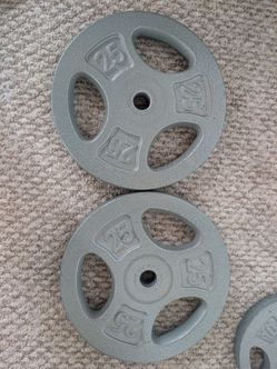 Pair of cast iron plates