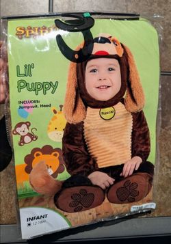 New infant puppy costume 12-18 months