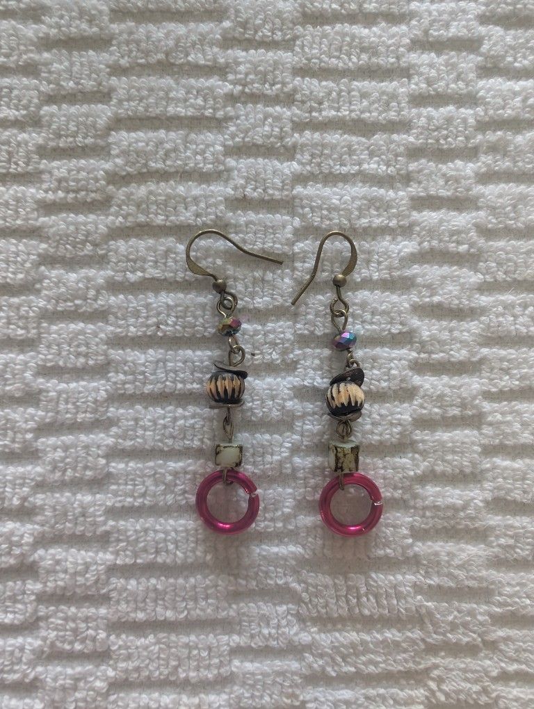 Handmade Beaded Earrings (New)