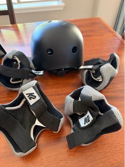 K2 protection set- helmet, elbow and knee pads