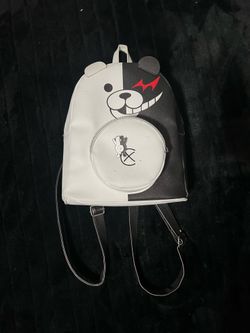 Dangonronpa monokuma backpack w/ pin