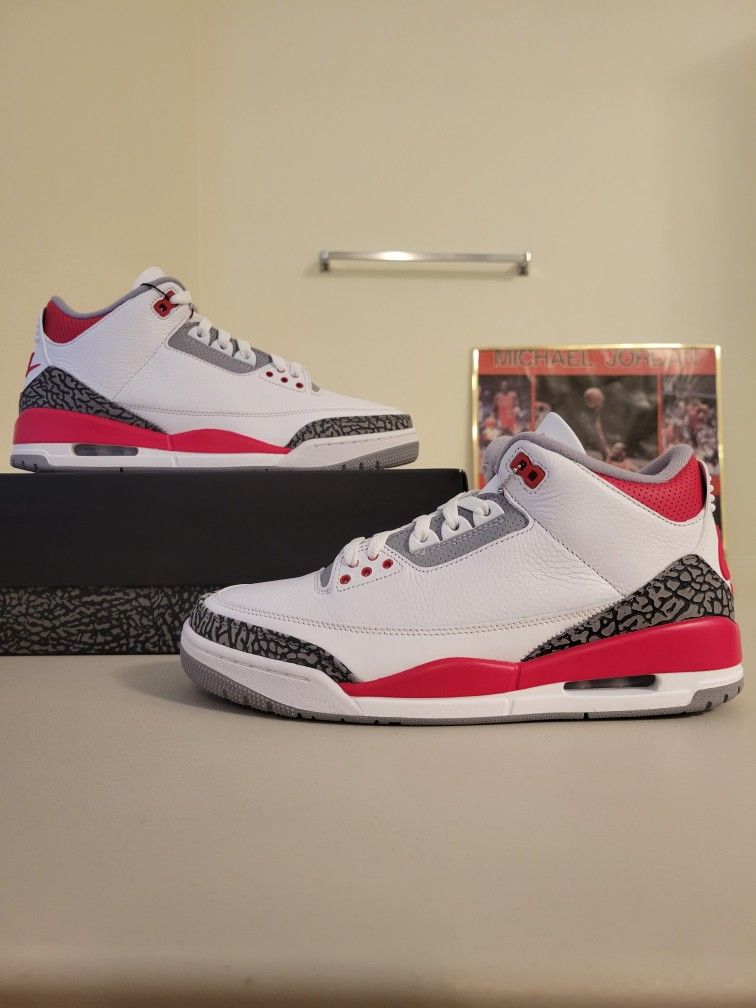 Air Jordan 3 Fire Red OG Retro (2022) ✅️ Size 10 Men's 🆕️ Brand New, DS 💯% Guaranteed Authentic 🔸️Nike AJ3 III 🔥🔥🔥