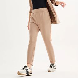 NWOT Women's FLX High-Rise Solace Tapered Brown Pants Size XL