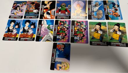 15 Vintage Dragon Ball Z Hero Collection Cards Amada Japan 1994