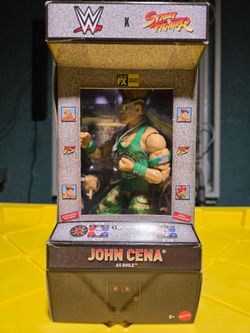 John Cena as Guile WWE X Street Fighter Elite Collection Action Figure