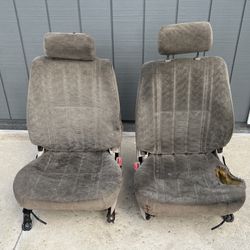 Full Set 4runner Seats Front And Rear 1999 3rd Gen Brown Tan Oak