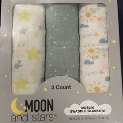 Swaddle Blankets Pack Of 3