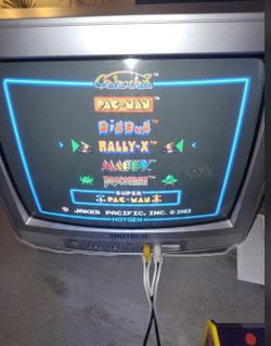 Trutech 13" CRT TV New in Box &  Namco Arcade Joystick 🕹️ Tested Working