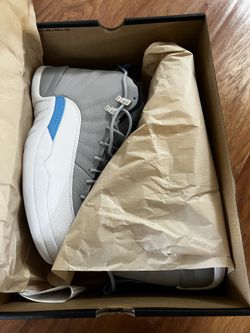 Air jordan 12 Retro Grey university Blue