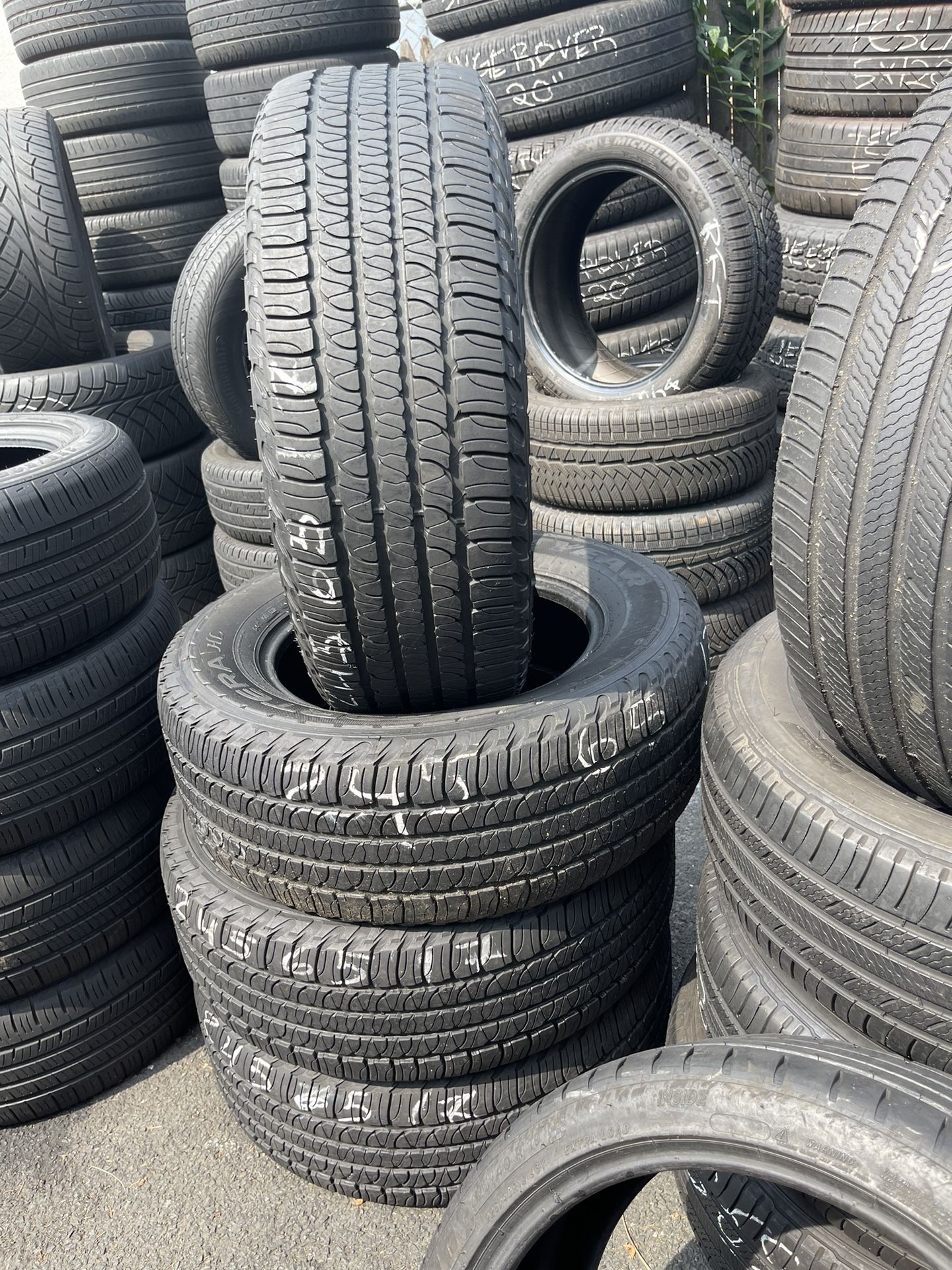 245/65/17 Goodyear set of used tires in great condition 300 plus tax