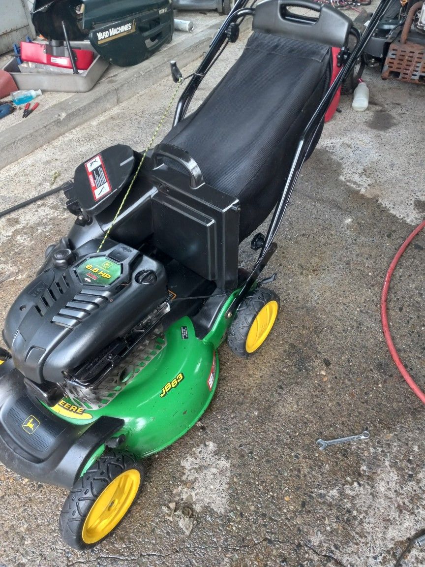 Hp Js63c Lawn Mower For Sale JOHN DEERE SELF PROPELLED