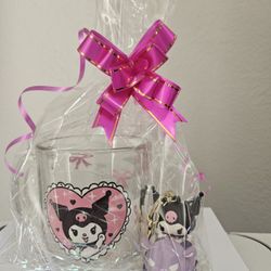 Kuromi Mug And Keychain