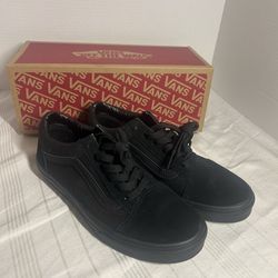 Vans Old Skool Black/Black Juniors Size 6 / Women’s 7.5 Sneakers New in Box