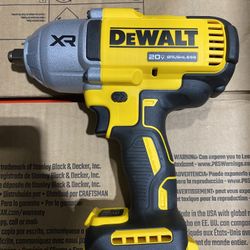 DeWalt 20v Brushless XR 1/2" High Torque Impact Wrench Hog Ring Anvil