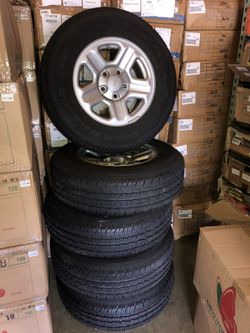 Almost new Jeep tires