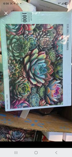 1000 Piece Succulent Jigsaw Puzzle