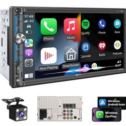  7" Wireless Apple/Android With Camera 