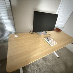HBADA Ergonomic Chair and standing desk for sale.