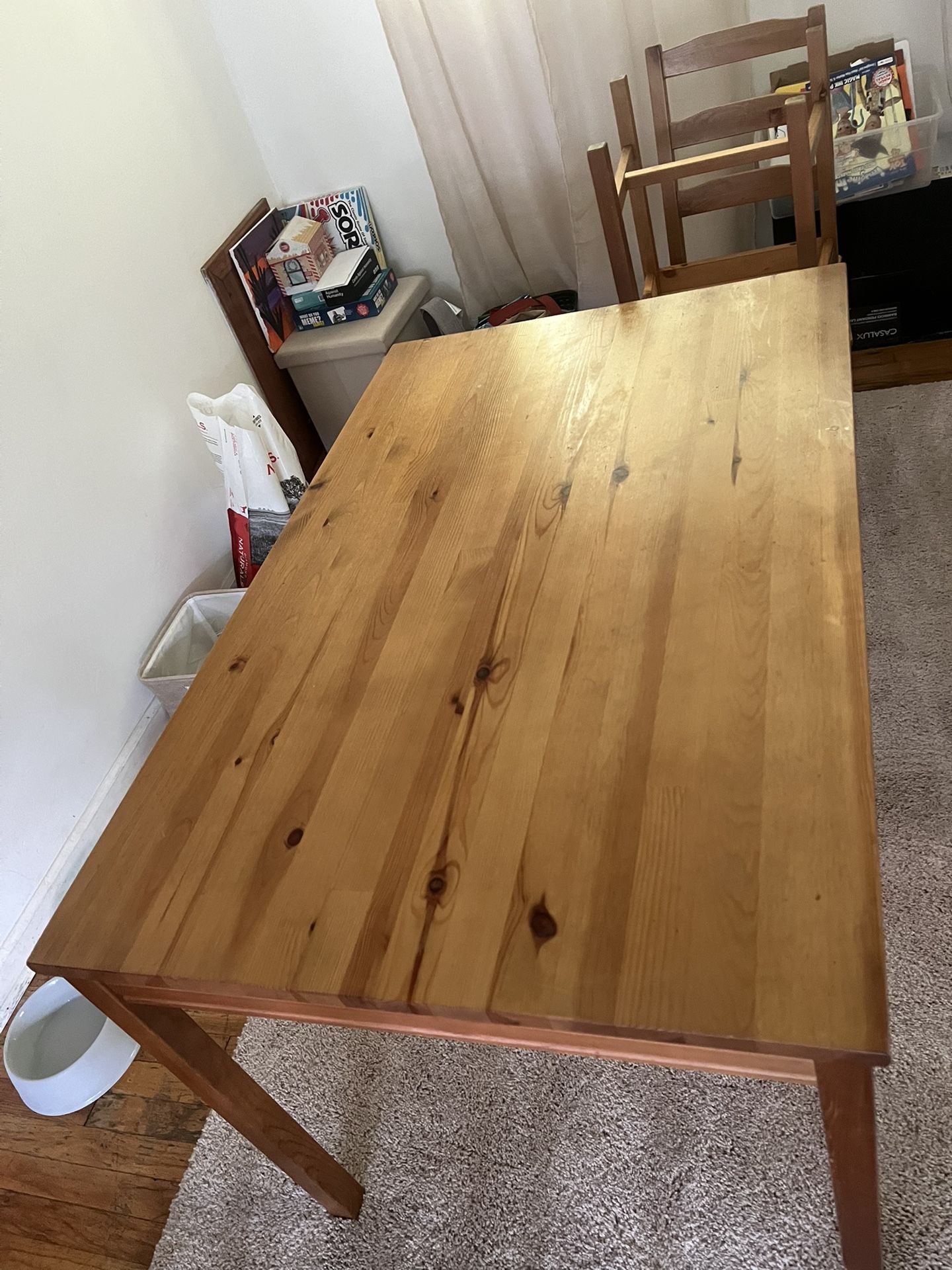 Small IKEA Table With 4 Chairs