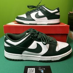 Nike Dunk Low “Michigan State” VNDS Size 9.5 DD1391-101