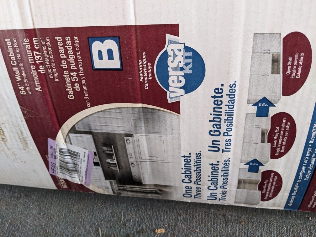 One Cabinet New In Box