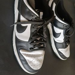 $50 Nike Black and White Sneakers, Used Size 12