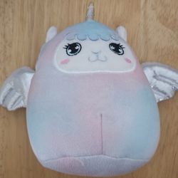 Squishmallows Winona the Llamacorn Unicorn Pegasus Tie Dye Pink Blue Mini 5" Plu