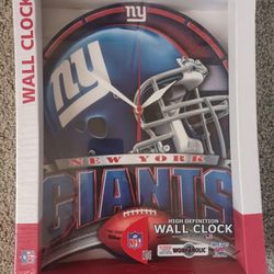 New York Giants Wall Clock. (Brand New)Make An Offer. Will Ship If Needed.