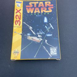 Star Wars Arcade (Sega Genesis 32X, 1994) CIB Complete
