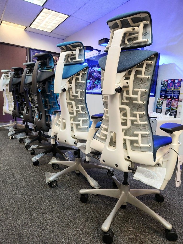 🔥BRAND NEW 2024🔥40% OFF🔥 HERMAN MILLER LOGITECH X GAMING EMBODY CHAIRS🔥USED EMBODY STARTING @ $899🔥PICK-UP🔥DELIVERY🔥SHIP🔥